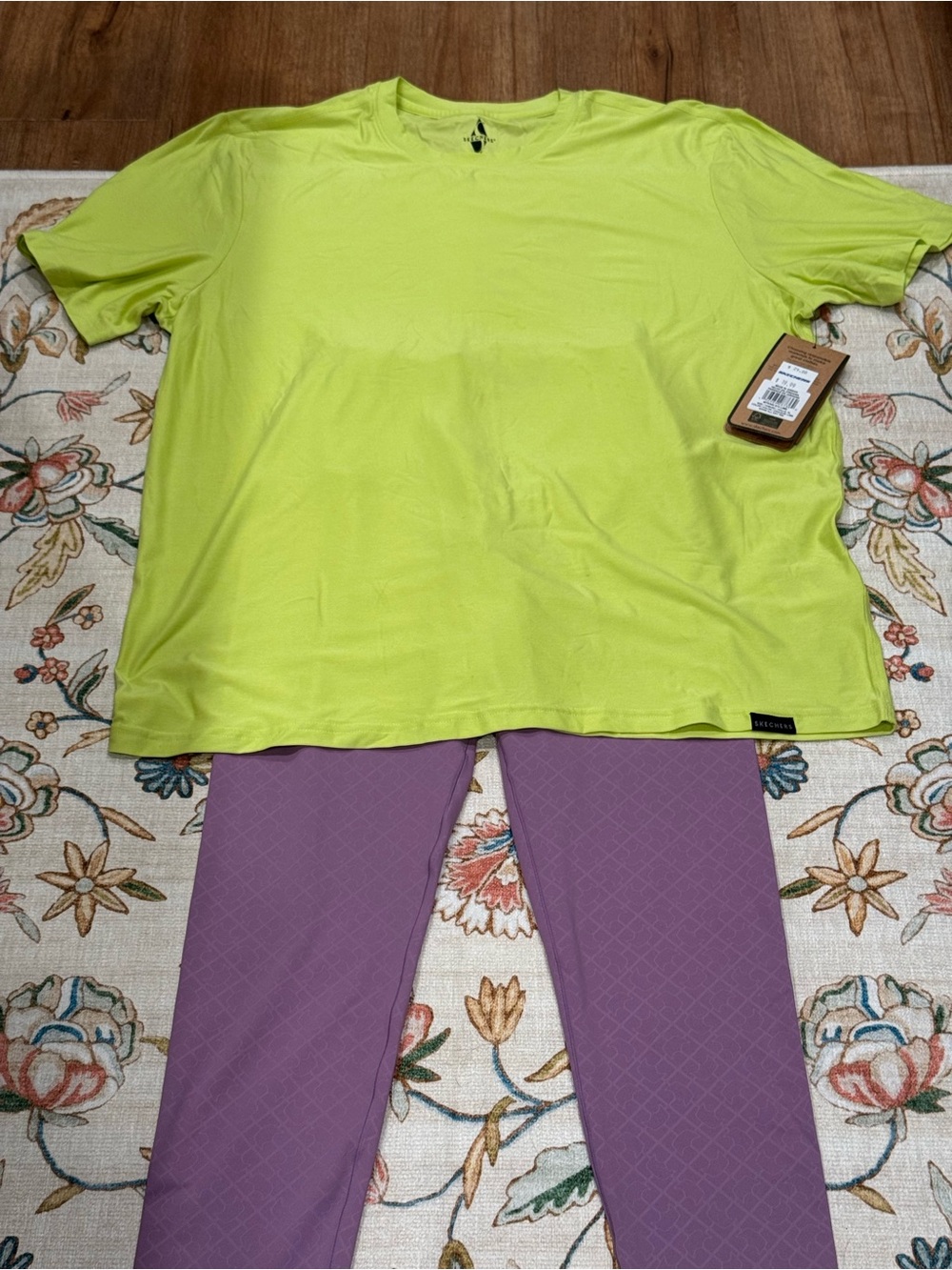 Skechers Lime Green Crew Neck Tee